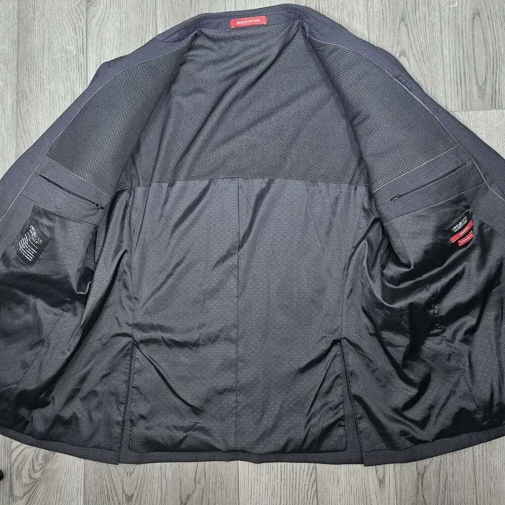Kenneth Cole Dark Gray Awearness Extreme Slim Fit Sport Coat 46R Blazer Coat‎ - Picture 7 of 12